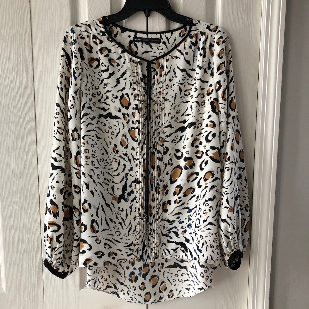 White House / Black Market, XS (Over sized), womens' long sleeved blouse, EUC